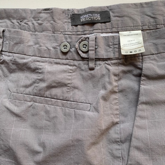 KENNETH COLE REACTION men's GREY SHORT sz38 - Picture 3 of 8